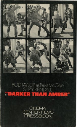 Book #130021] Darker Than Amber (Original Film Pressbook). John D. MacDonald, Theodore Bikel Rod...