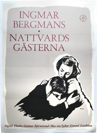 Book #130176] Winter Light [Nattvardsgasterna] (Original art style poster for the 1963 film)....