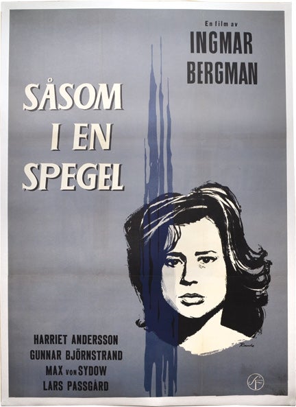 Book #130180] Through a Glass Darkly [Sasom i en spegel] (Original art style poster for the 1961...