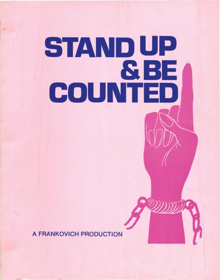 Book #130202] Stand Up and Be Counted (Original screenplay for the 1972 film). Stella Stevens...