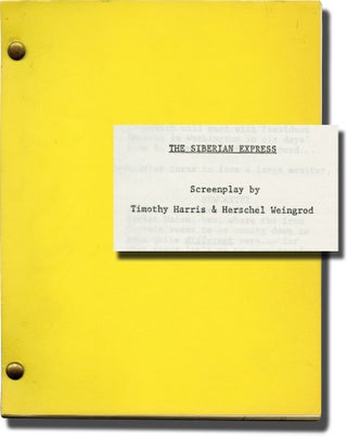 Book #130298] The Siberian Express (Original screenplay for an unproduced film). Timothy,...