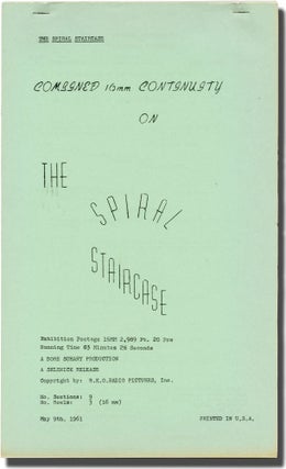 Book #130381] The Spiral Staircase (Original post-production script for the 1961 re-release of...