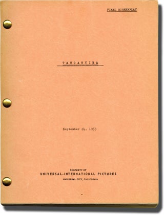 Book #130749] Tanganyika (Original screenplay for the 1954 film, Van Heflin's working copy)....