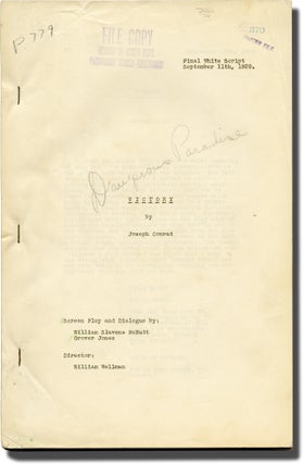 Book #131052] Dangerous Paradise [Victory] (Original screenplay for the 1930 film). Joseph...