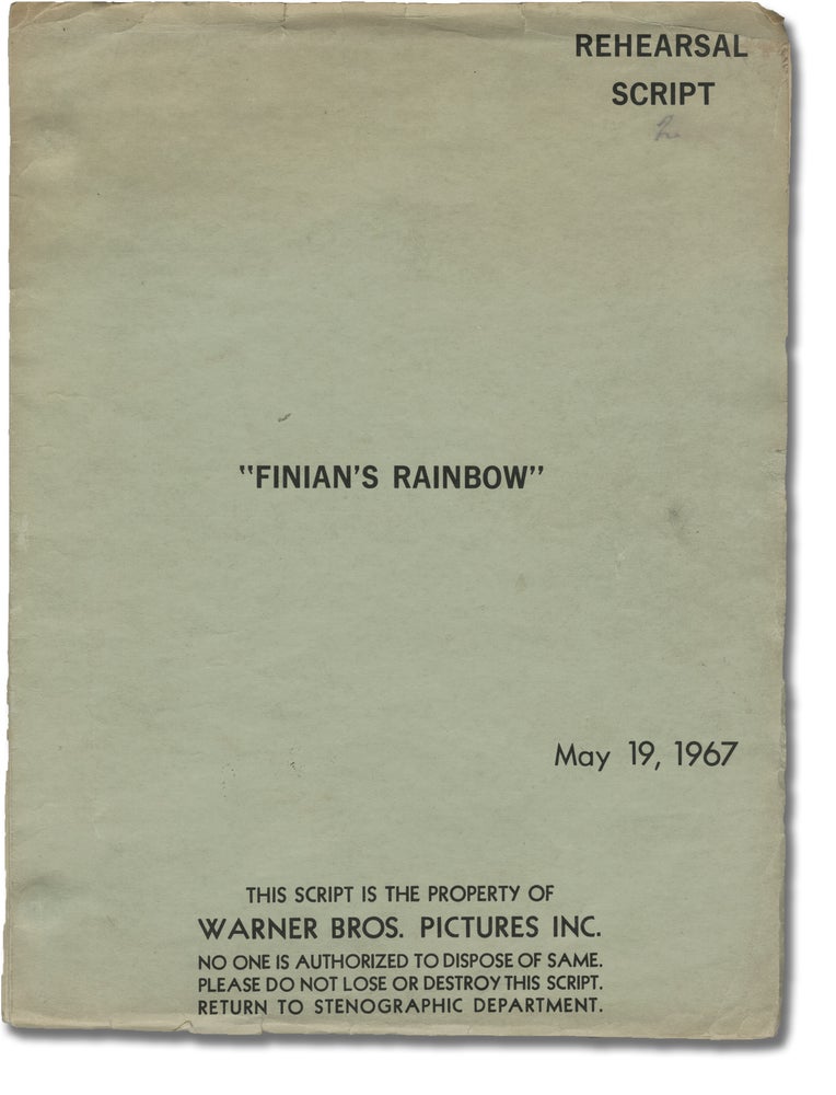 Book #131264] Finian's Rainbow (Original screenplay for the 1968 film). Francis Ford Coppola, E...
