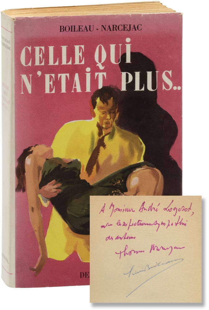Book #131411] Celle Qui N'Etait Plus [Diabolique] (First French Edition, Review Copy, Signed by...