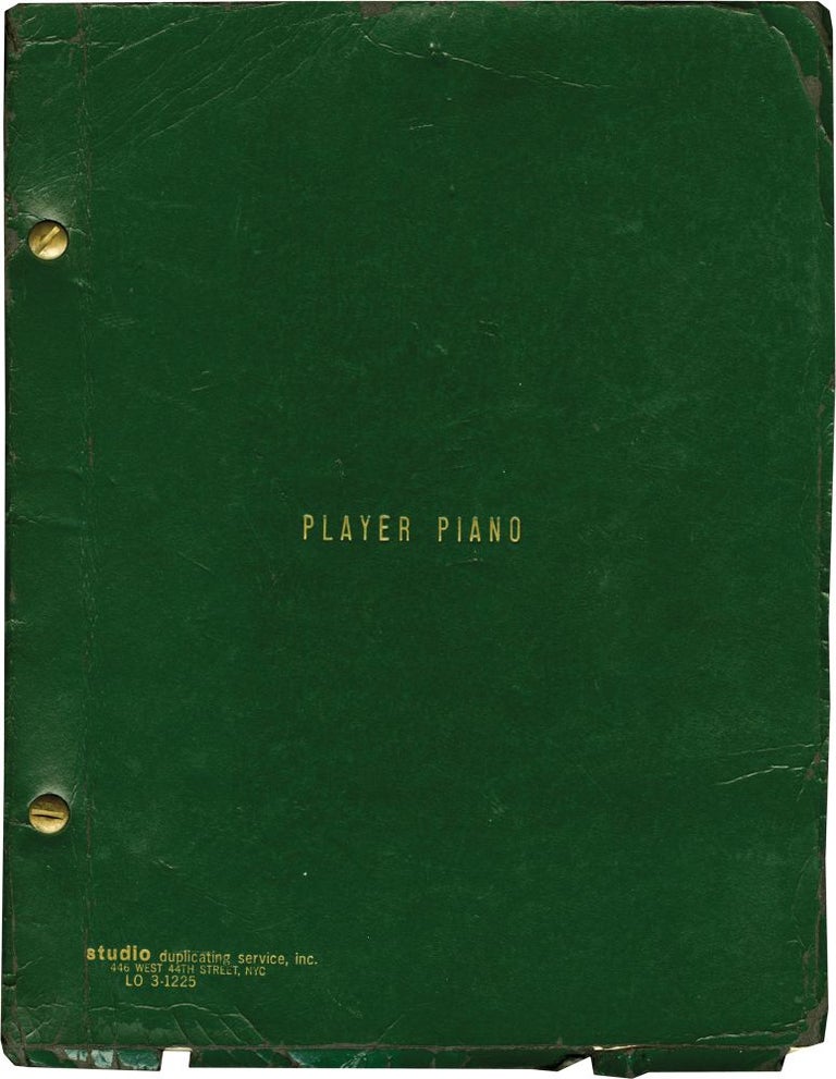 [Book #131589] Player Piano. Kurt Vonnegut Jr., Sheldon Patinkin Alan Arkin, novel, screenwriter.