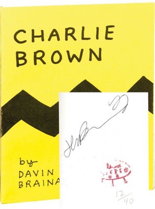 Book #131651] Charlie Brown (Signed Limited Edition). Davin Brainard