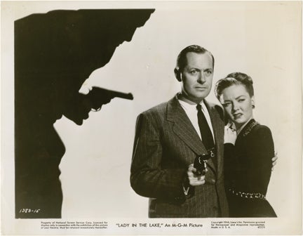 Book #131991] Lady in the Lake (Original photograph from the 1947 film). Robert Montgomery,...