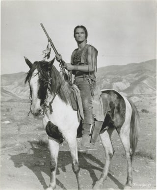 Book #132053] Navajo Joe (Two photographs from the 1966 film). Fernando Rey Burt Reynolds, Sergio...