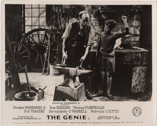 Book #132099] The Genie (Two original British front-of-house cards from the 1953 film). Lance...