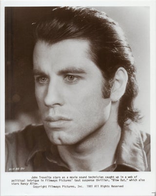 Book #132103] Blow Out (Original photograph of John Travolta from the 1981 film). Brian De Palma,...