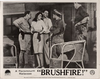 Book #132151] Brushfire [Brushfire] (Two original British front-of-house cards from the 1962...