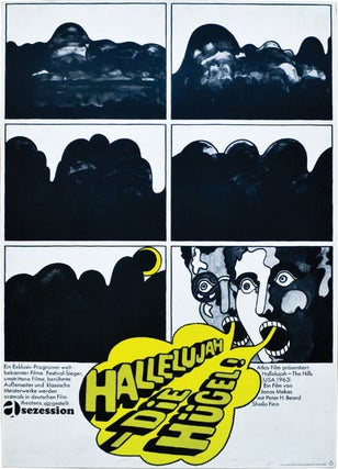 Book #132221] Hallelujah Die Hugel [Hallelujah the Hills] (Original German poster for the 1963...