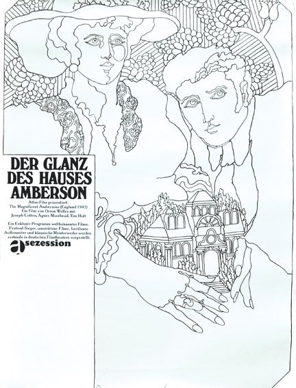 Book #132241] Der Glanz des Hauses Amberson [The Magnificent Ambersons] (Original poster for the...