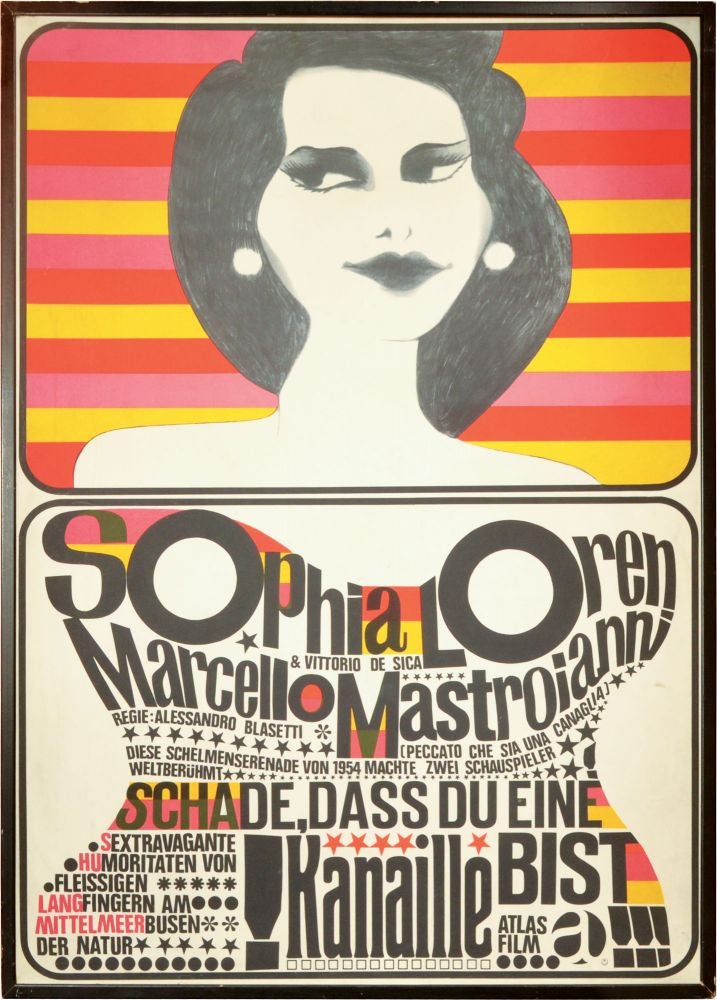 Book #132291] Schade, dass due eine kanaille bist [Too Bad She's Bad] (Original German poster for...