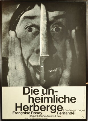 Book #132292] Die unheimliche Herberge [L'auberge rouge] [The Red Inn] (Original poster for the...