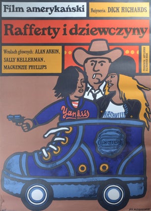 Book #132297] Rafferty i dziewczyny [Rafferty and the Gold Dust Twins] (Original Polish poster...