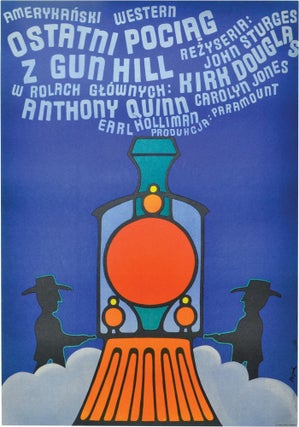 Book #132301] Last Train from Gun Hill [Ostatni pociag z Gun Hill] (Original Polish poster for...
