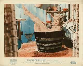 Book #132375] The White Orchid (Two original photographs from the 1954 film). Reginald Le Borg,...