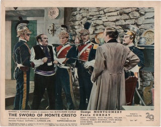 Book #132396] The Sword of Monte Cristo (Original British front-of-house card from the 1951...