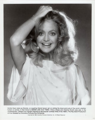Book #132406] Seems Like Old Times (Original photograph of Goldie Hawn from the 1980 film)....