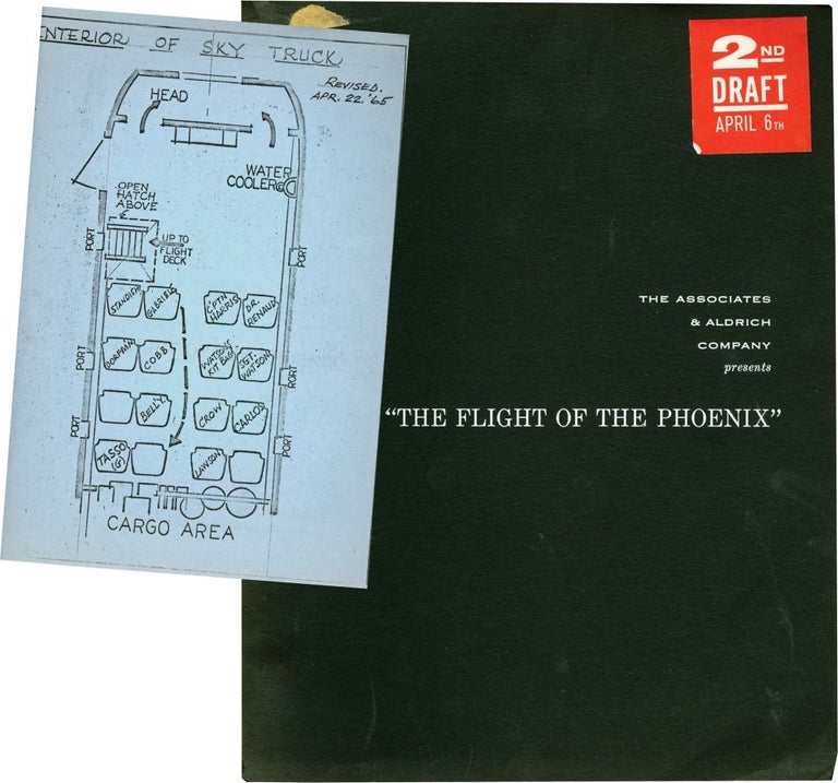 Book #132451] The Flight of the Phoenix (Original screenplay for the 1965 film). Robert Aldrich,...