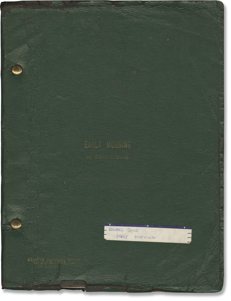 Book #132512] Early Morning (Original script for a 1970 production, copy belonging to actress...