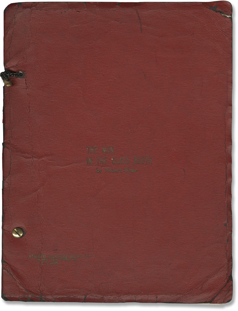 Book #132572] The Man in the Glass Booth (Original script for the 1969 play, copy belonging to...
