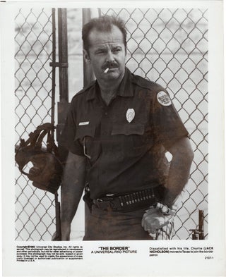 Book #132618] The Border (Original photograph of Jack Nicholson from the 1982 film). Harvey...