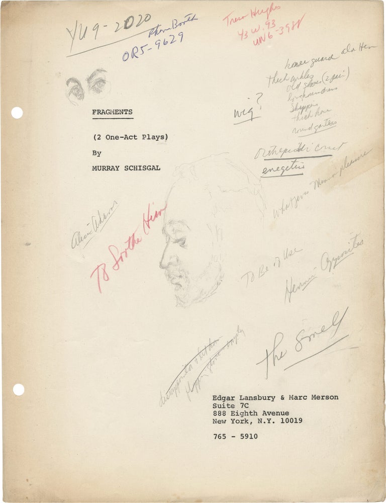 Fragments: Two One-Act Plays [Fragments and The Basement] (Original script for the 1967 play,...