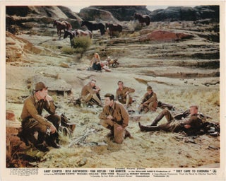 Book #132640] They Came to Cordura (Original British front-of-house card from the 1959 film)....