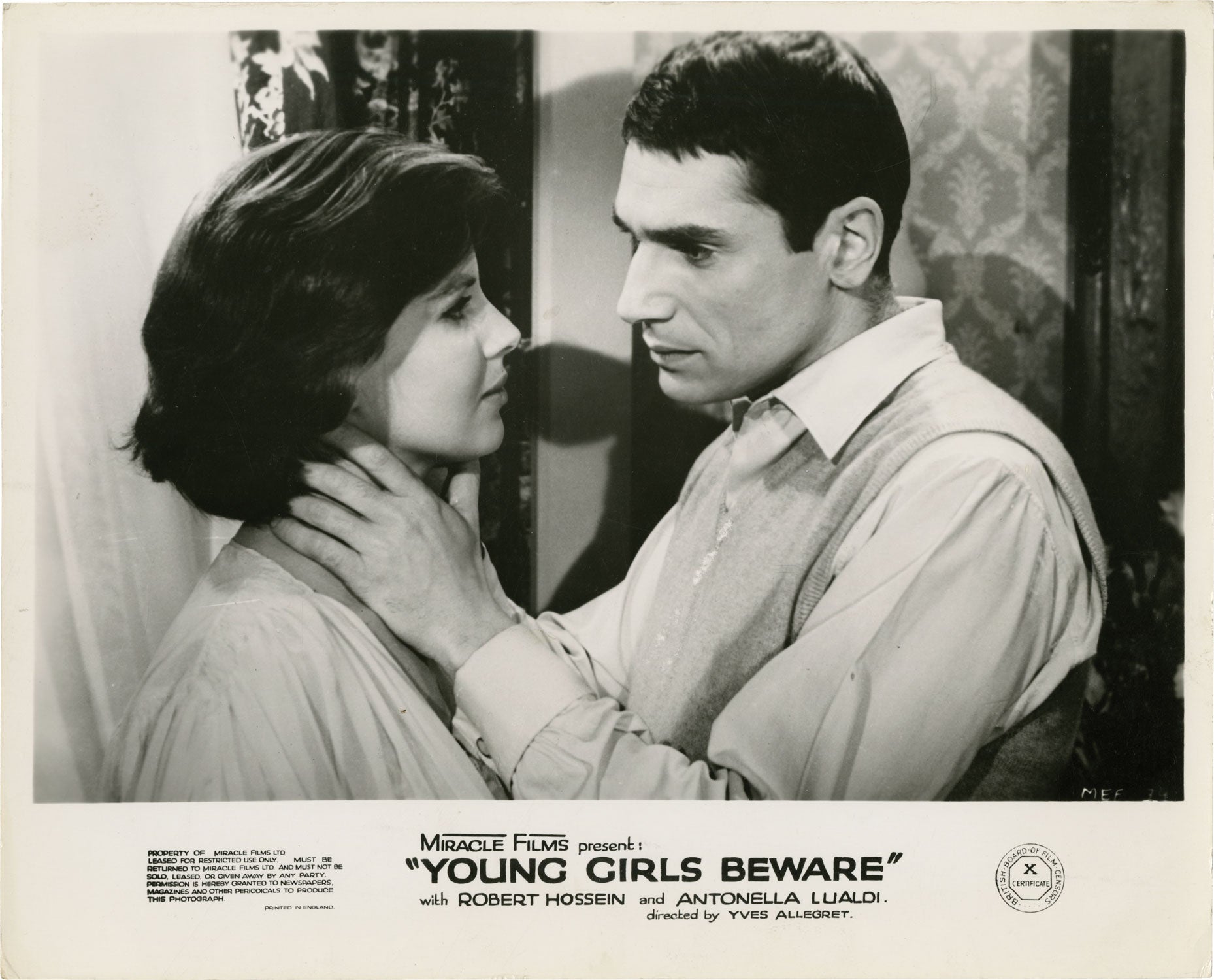 Young Girls Beware | Yves Allegret, James Hadley Chase, Robert Joffres ...