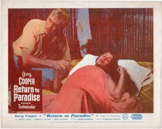 Book #132806] Return to Paradise (Original British front-of-house card from the 1953 film). Mark...