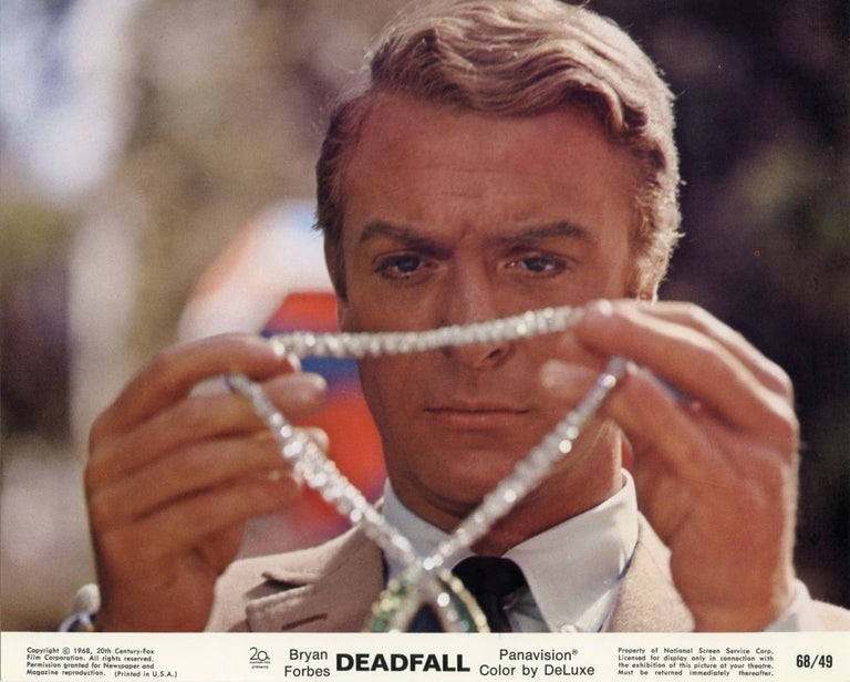 Book #132826] Deadfall (Collection of 8 British front-of-house cards from the 1968 film). Bryan...