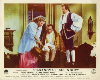 Book #132893] Casanova's Big Night (Original British front-of-house card from the 1954 film)....