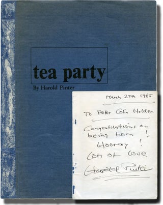 Book #133391] Tea Party (Original screenplay for the 1965 BBC television movie, signed by...