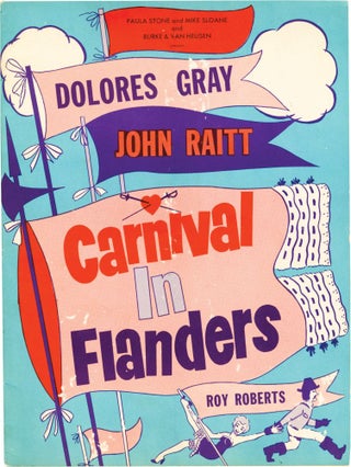 Book #133472] Carnival in Flanders (Original program from the 1953 play). Preston Sturges, John...