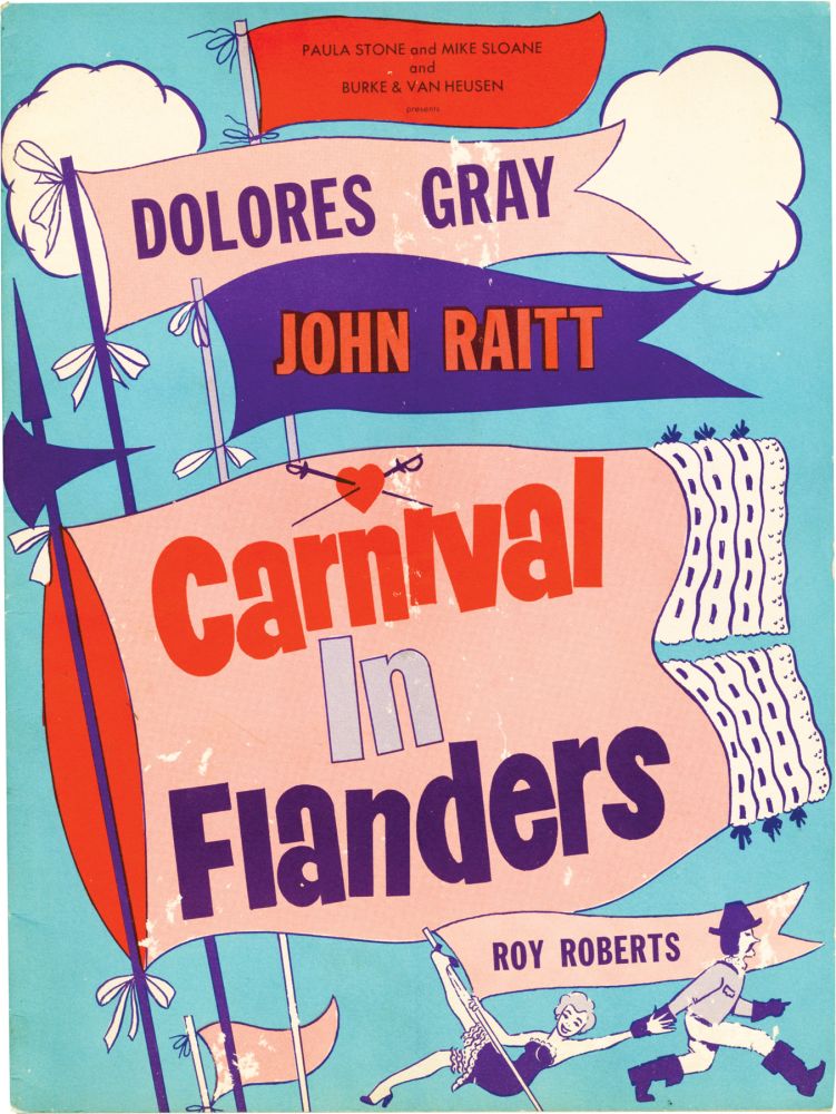 Book #133472] Carnival in Flanders (Original program from the 1953 play). Preston Sturges, John...