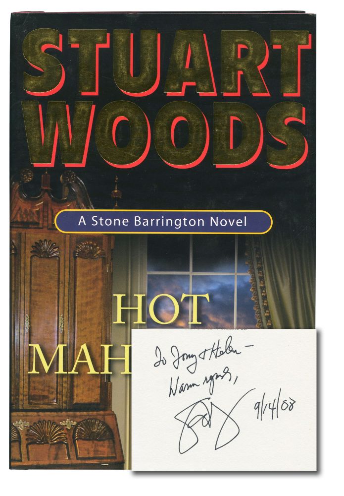 Book #133781] Hot Mahogany (First Edition, inscribed to film director and producer Tony Bill)....