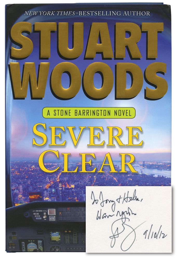 Book #133787] Severe Clear (First Edition, inscribed to film director and producer Tony Bill)....