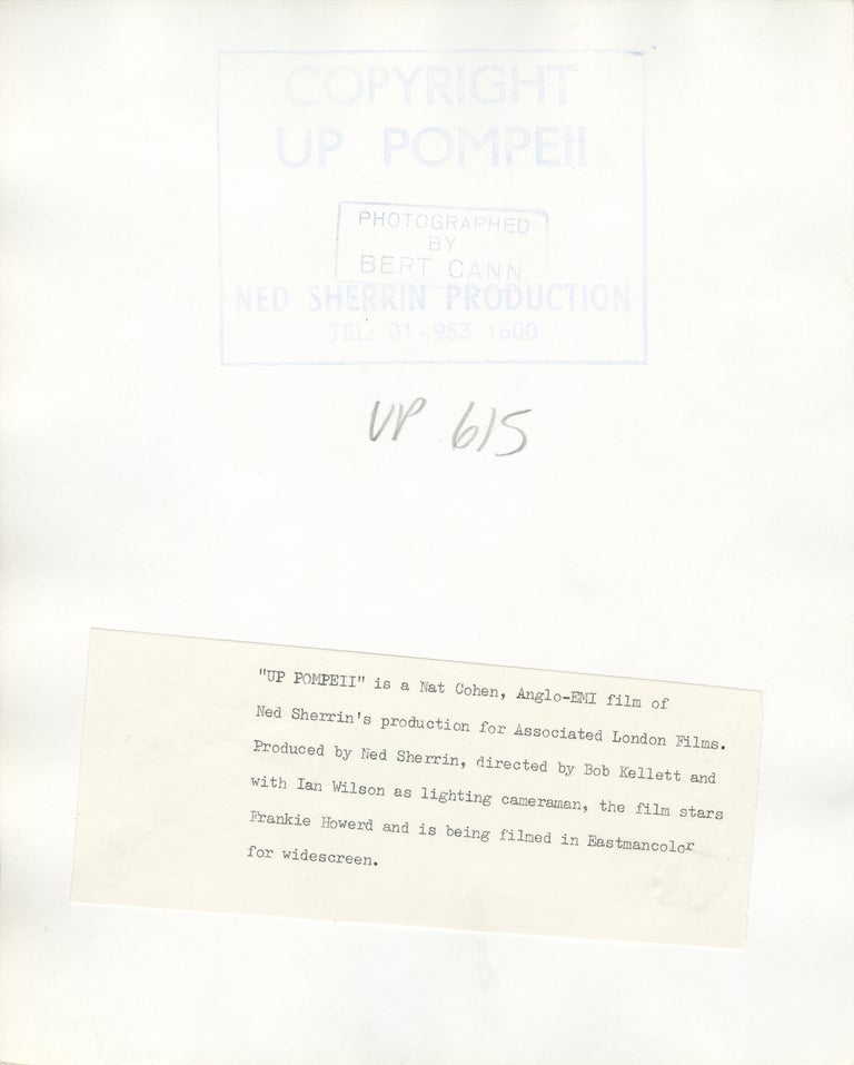 Julie Ege test shots for "Up Pompeii"