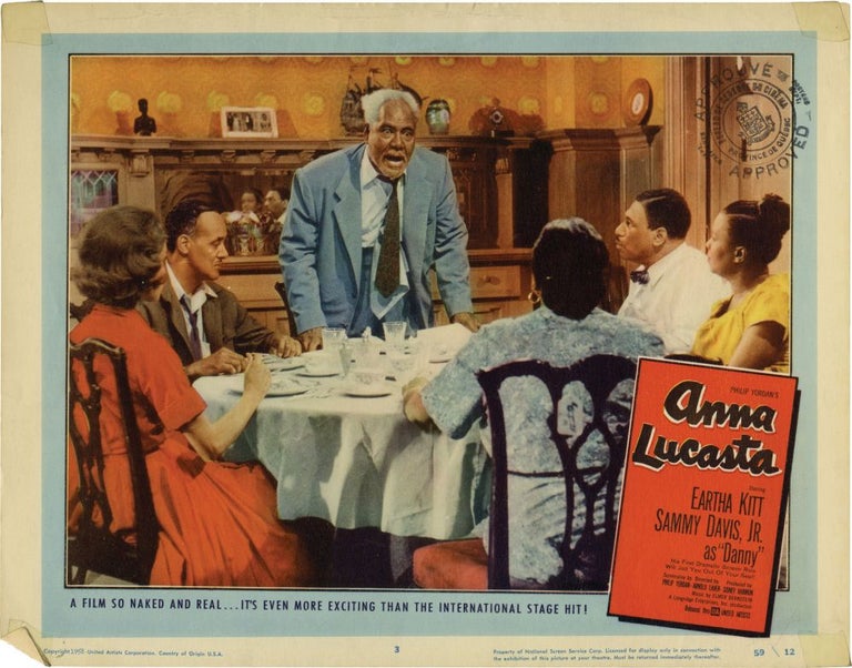 Book #134797] Anna Lucasta (Lobby card for the Canadian release of the 1958 film). Arnold Laven,...