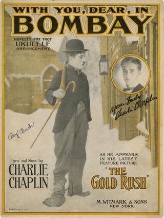 Book #134980] Collection of Charlie Chaplin related sheet music. Charlie, Roy Barton Chaplin...