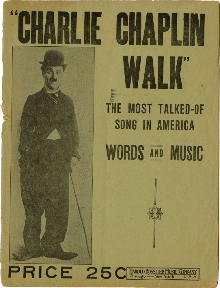 Collection of Charlie Chaplin related sheet music