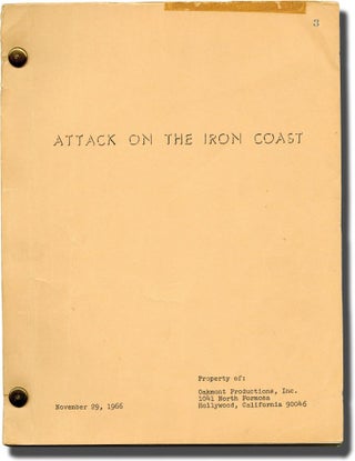 Book #135039] Attack on the Iron Coast (Original screenplay for the 1968 film). Paul Wendkos,...