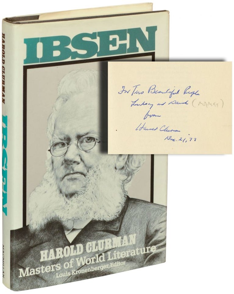 Book #135062] Ibsen (First Edition, inscribed to David Mamet and Lindsay Crouse in the year of...