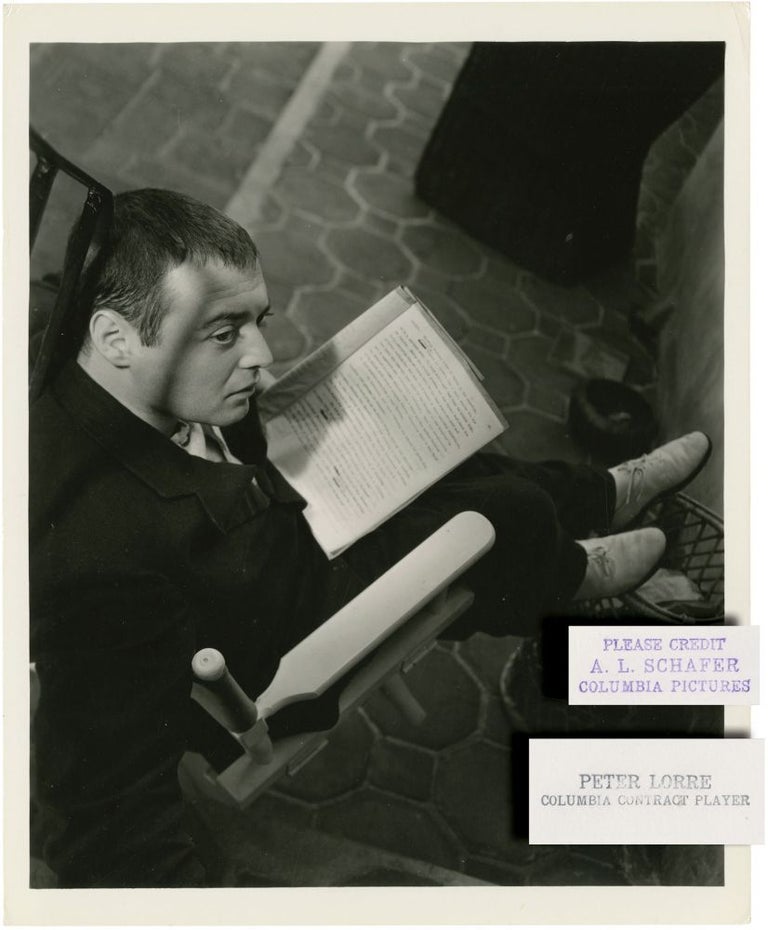 Book #135077] Crime and Punishment (Original candid photograph of Peter Lorre from the 1935...