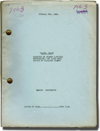 Book #135157] Dance Team (Original post-production script for the 1932 film). Sidney Lanfield,...