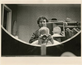 Book #135261] Andre Kertesz: Self portrait #2: Barber Shop Mirror (Original double weight...